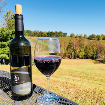 Image of Jones Von Drelle Winery, one of the potential stops on Classic Winery Tours Yadkin Valley Winery Shuttle